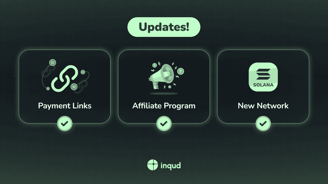 Inqud Updates: Payment Links, New Network, and Affiliate Program