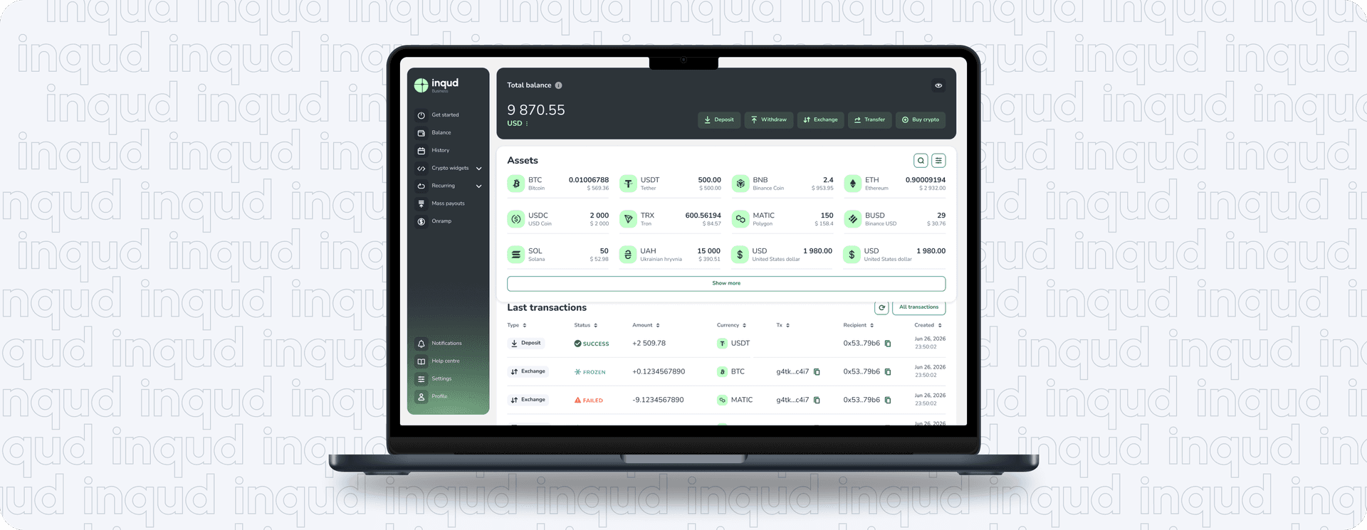 Inqud - your crypto payment gateway partner