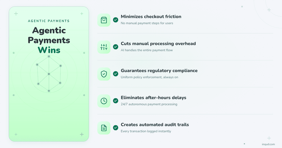 benefits of agentic payments